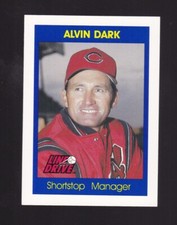 1991 Line Drive Alvin Dark #23 Cleveland Indians