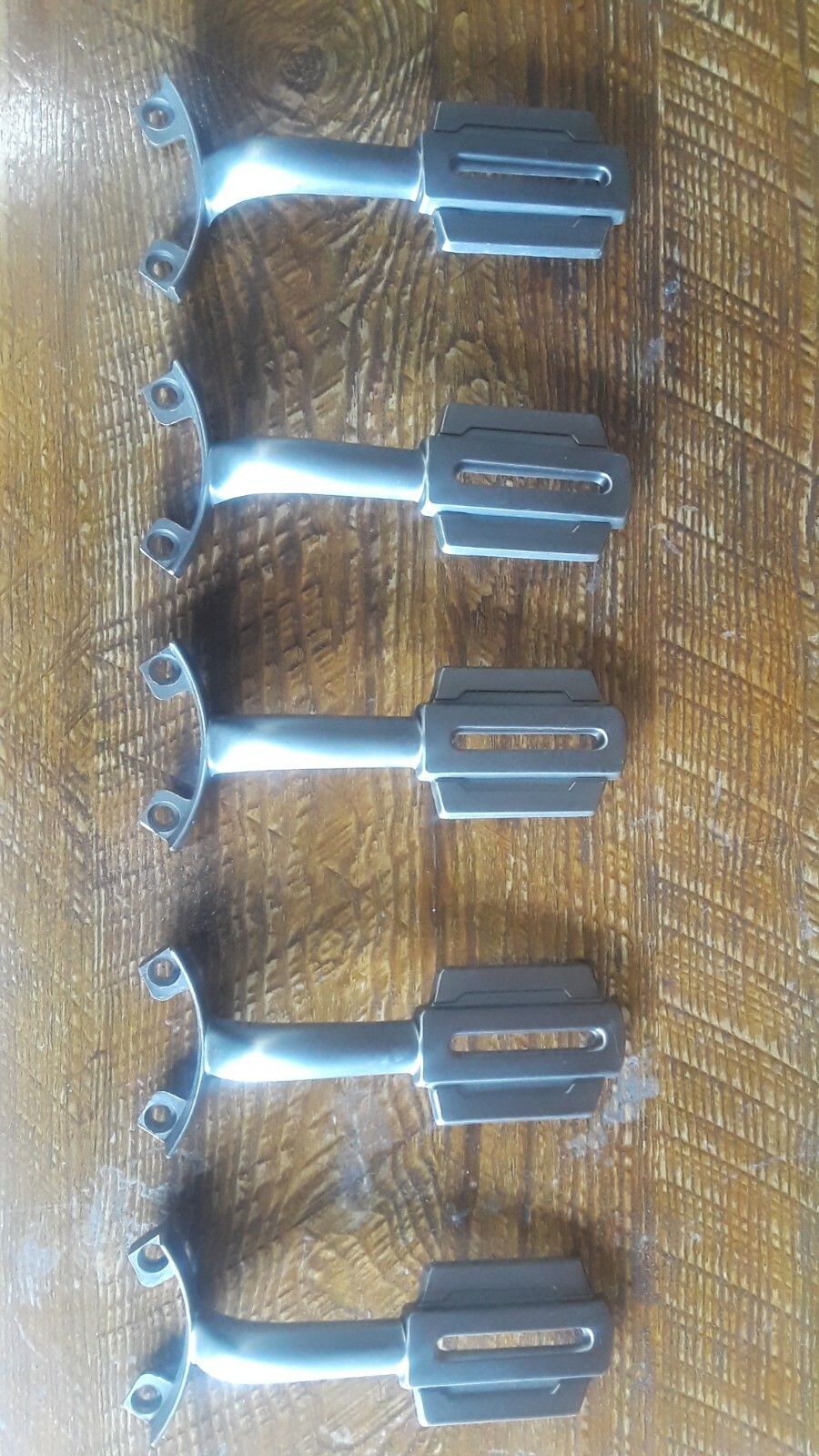 SET of 5 Ceiling Fan Blade Holder / Bracket/ Arm BRUSHED NICKEL 6 3/4" eBay