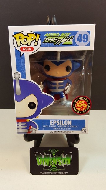FUNKO POP! ASIA EXCLUSIVE ASTRO BOY EPSILON FIGURE #49 MIB METALLIC BLUE SDCC | eBay