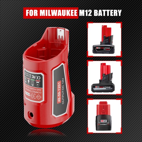 M12 USB Power Source for Milwaukee 12V USB Battery Charger Portable Power Supply - Picture 2 of 16