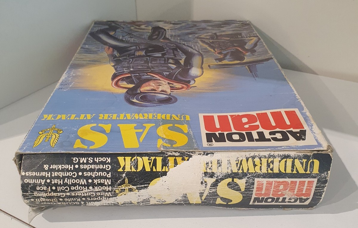 Gi Joe Vintage 1964-83 Action Man SAS Boxed Underwater