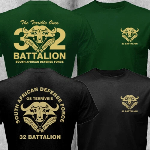 Buffalo 32 Battalion South African Defense Force Army Military T-shirt