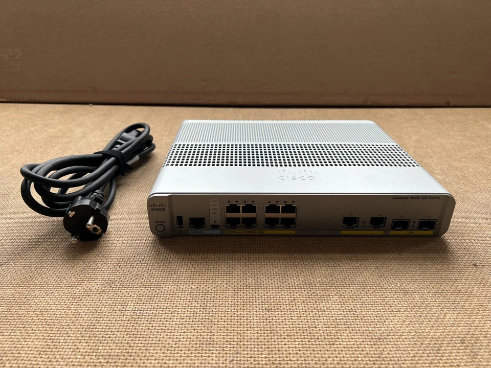 WS-C3560CX-8PC-S Cisco Catalyst 3560-CX 8 Port PoE IP Base