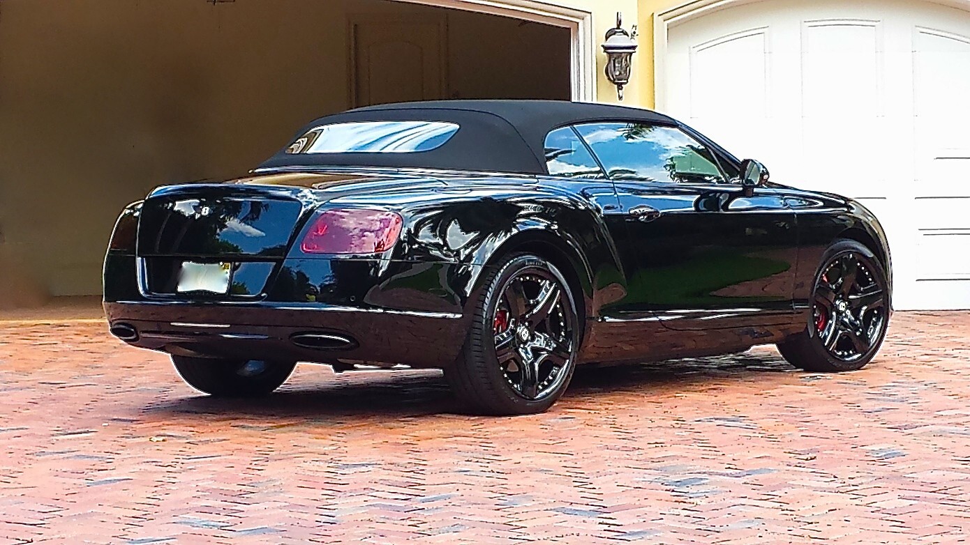 Set Black Factory Bentley Wheels OEM Mulliner 21 inch Flying Spur Continental GT
