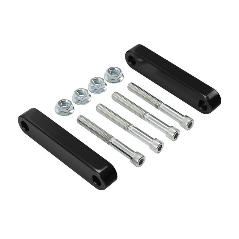 Front Fender Bracket Spacer Kit For Harley Touring – Fits 21”, 23”, 26”, 30” Fenders (Chrome Or Black)