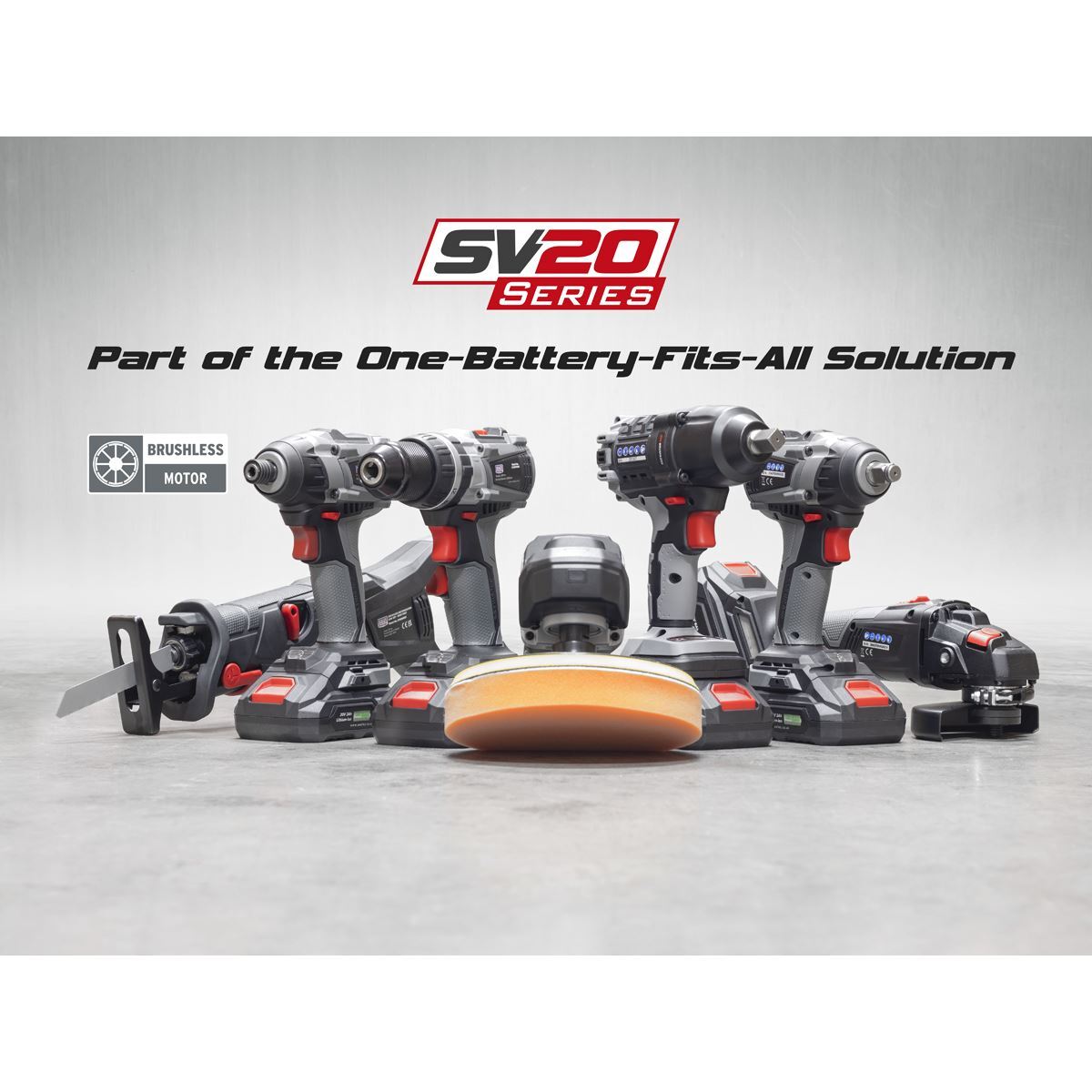 Sealey Brushless Impact Wrench 20V 1/2""Sq 300Nm - Body Only CP20VIWX
