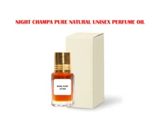 NIGHT CHAMPA PURE NATURAL UNISEX PERFUME OIL PURE ATTAR  ORGANIC FROM INDIA