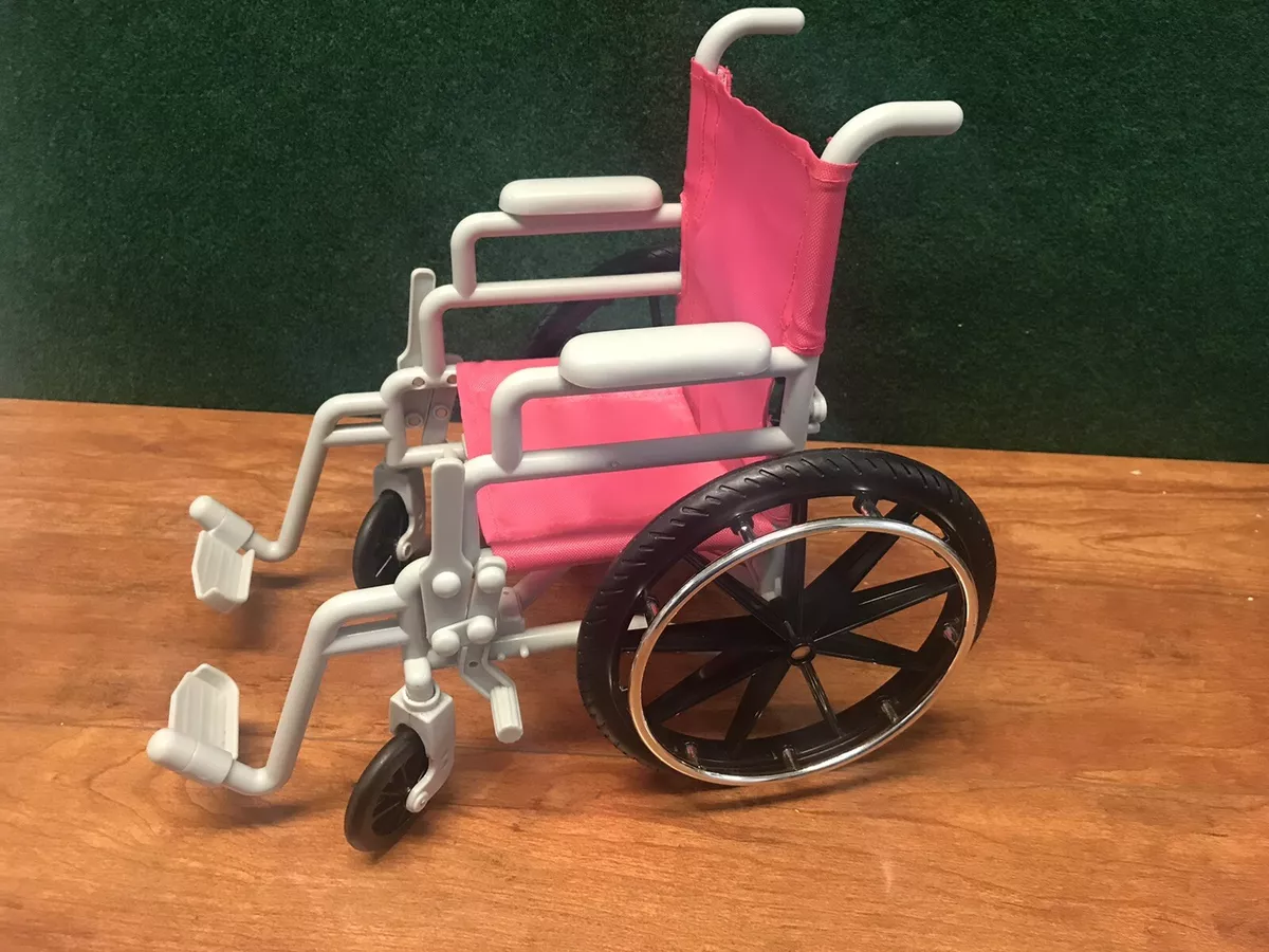 American Girl Pink Wheelchair Foldable eBay