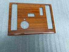For Mercedes SL R107 W107 Wood Interior Trim Climate Aircondition Panel ZEBRANO