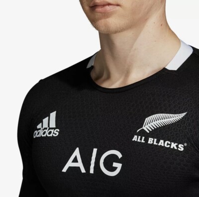 ADIDAS NEW ZEALAND NZ ALL BLACK HOME JERSEY [CW3130] RUGBY