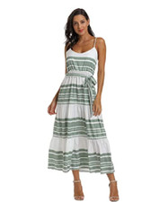 NEW Interight Women's Elegant Adjustable Spaghetti Strap Sundress Dress Medium