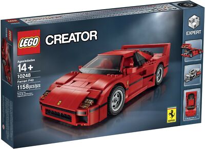 LEGO Creator Expert: Ferrari F40 (10248) NIB RARE RETIRED 