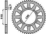 Pignon arrière PBR 504 46 C45 couronne chaîne 520 pour KLE 300 Versys 2017-2020