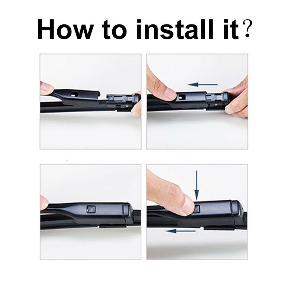 2X Front Windscreen Wiper Blades Set For VW Golf MK7 Audi A3 S3 8V 2012