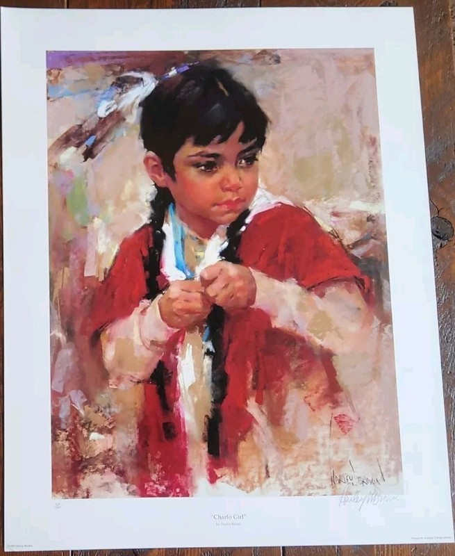 Harley Brown Limited Edition #214/1000 "Charlo Girl" - Signed