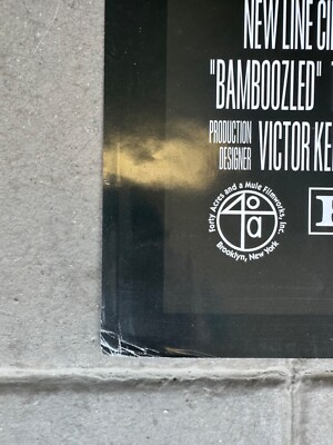 RARE, RECALLED poster: BAMBOOZLED - (2000) ORIGINAL rolled One