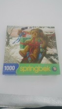 Springbok 1000 Piece Jigsaw Puzzle "Holiday Delivery" Teddy Bear, Made In USA