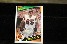 Max Montoya Signed Football Card Cincinatti Bengals Autograph Auto