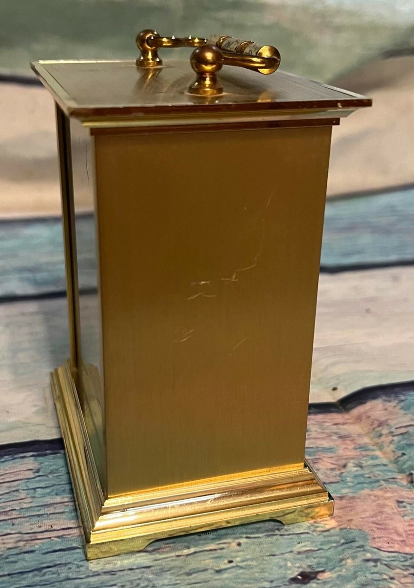HTF Kienzle Quartz Germany President Carriage Clock Small Mantel