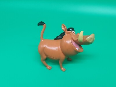 Vintage Disney Lion King PUMBAA Warthog Pig Toy Mini Figure