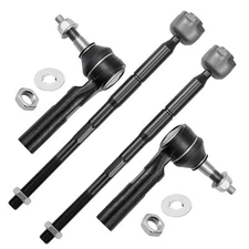 4pcs Front inner Outer Tie Rod Ends For Dodge Caliber Jeep Compass Patriot
