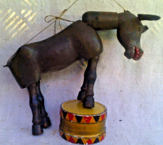 1903 USA BEAUTIFUL HAT "humpty dumpty"HORSE from CIRCUS: CLOWN ACROBAT TAMERS ANIMALS