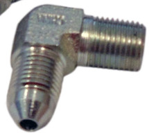 Steel Brake Fitting 38-24 Unf To 18 Npt Or M10 Braided Line Mcp Standard Steel Brake Fitting 38-24 Unf To 18 Npt Or M10 Braided Line Mcp Standard