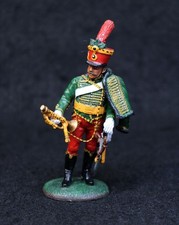 Del Prado Napoleon at War Series Trumpeter, Austrian Hussars, 1805 Pewter Figure