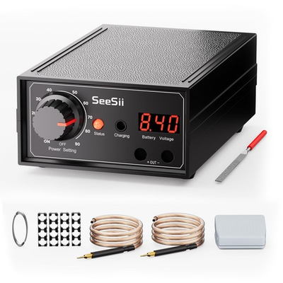 #ad #ad SEESII Battery Spot Welder: Battery Welder Kit for 0.1 0.3mm Nickel Strip Wel... $76.61