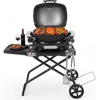 Grillwagen FüR Gasgrills, Tragbarer Grilltisch, Outdoor Servierwagen,