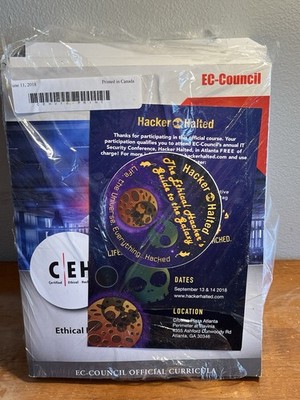 New SEALED CEH Ethical Hacking Countermeasures v10-EC-Council Official Curricula