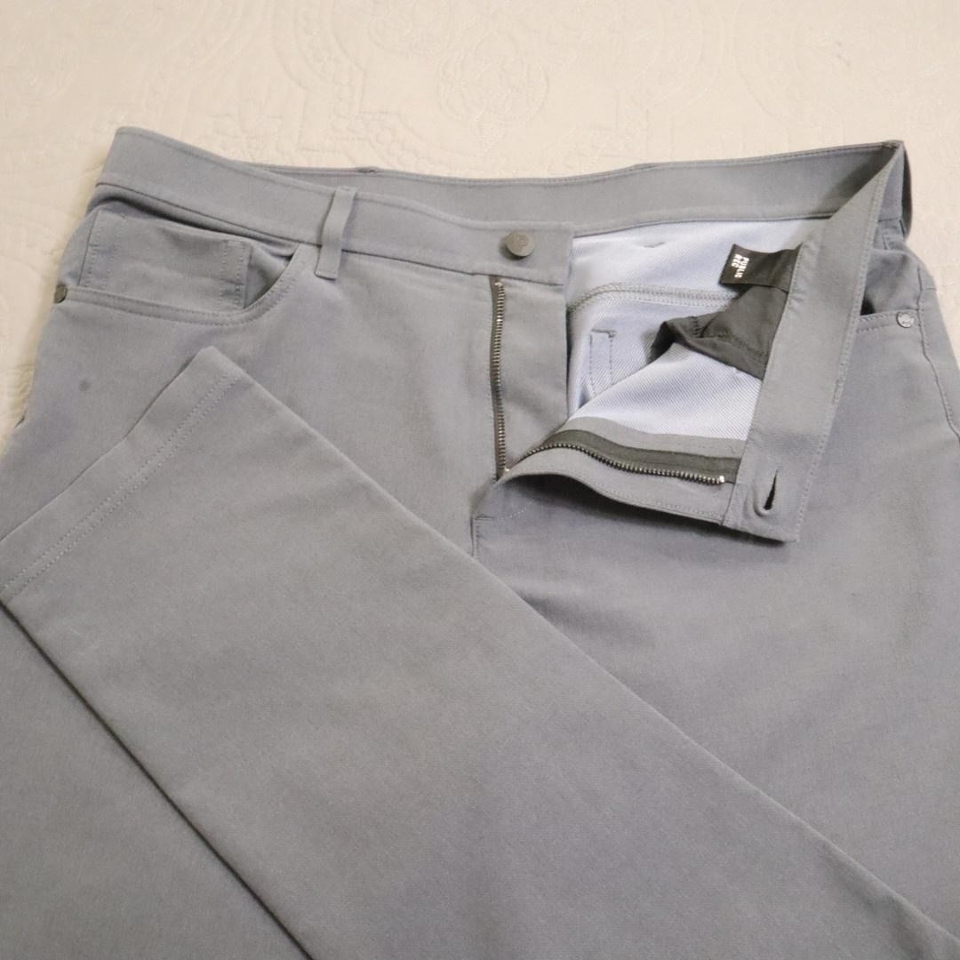 Public Rec Pants Mens 33x30 Gray Slim Fit 5 Pocket Stretch Tech Casual Chino