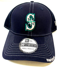 Seattle Mariners MLB NE Team Neo Flex-Fit Hat ~Dark Navy