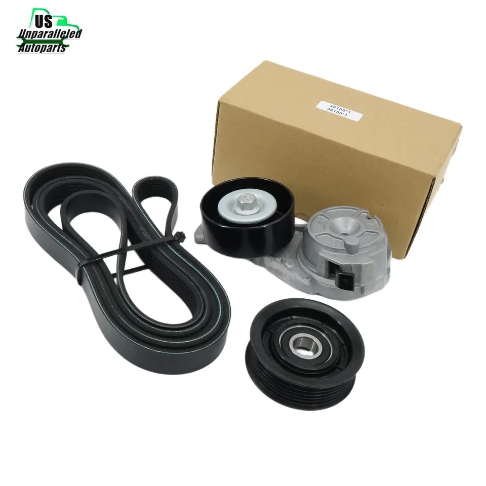 Kit de polea tensora de correa de transmisión para Ford Crown Victoria Lincoln Town Car 4,6 L Foto 4 de 4