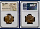 150Bc-100Bc Ancient Celtic Iberian Walking Sphinx Ngc Graded Coin Castulo Rare