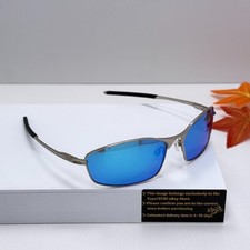 Oakley Whisker OO4141 Silver Frame Sapphire L...