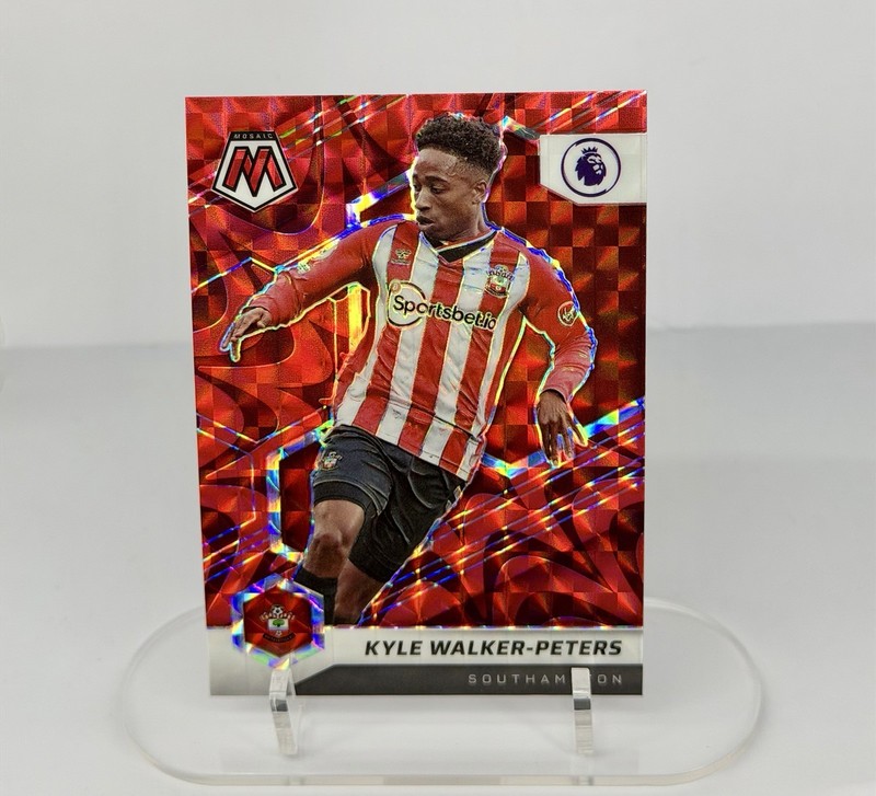 2021-22 PANINI Mosaic Premier League- Kyle Walker-Peters RED REACTIVE PRIZM #156