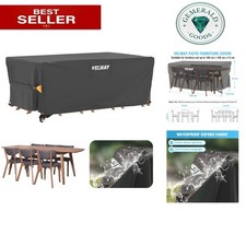 Versatile Outdoor Furniture Protection Cover - 180x120x74cm with Mold Prevention