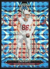 2024 Panini Mosaic #222 Zach Ertz Mosaic Reactive Blue