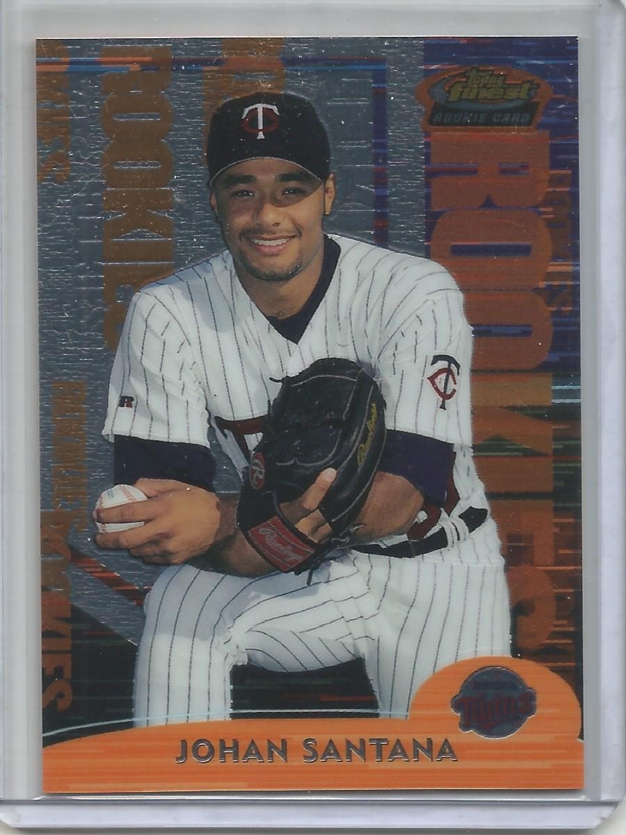 Johan Santana 2000 Topps Finest Rookie #2435/3000