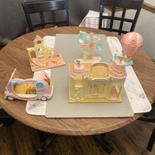 Calico Critters HUGE lot - 4 sets as is condition. Missing pieces! See pictures 