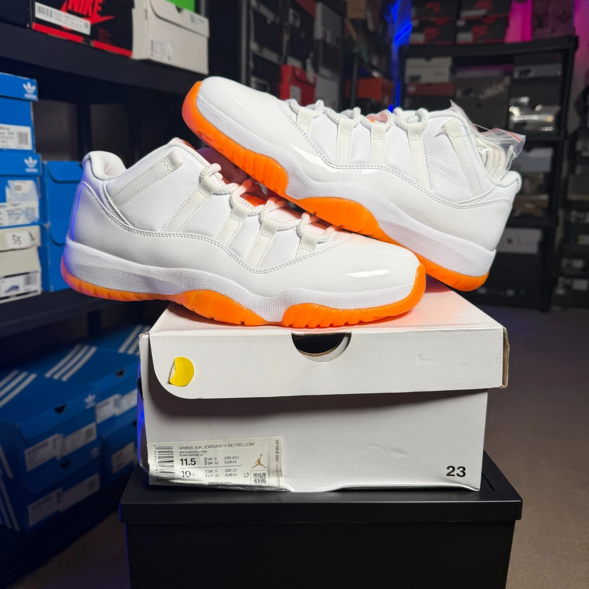 Jordan 11 Retro Low Bright Citrus W for sale | eBay