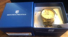 Montres Prestige X Invicta Elegant Men  s Gold Watch- 41mm-MPW-0034