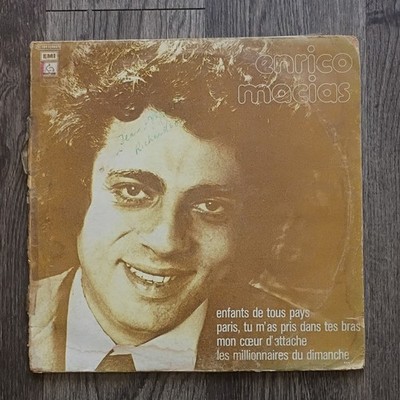 Enrico Macias Double LP Vinyl Pathe Impact EMI 1975 Chanson 2C184-15664 6886119