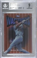 1997 Topps Finest Common - Bronze Refractor Mark McGwire #30 BGS 9 MINT 1m8