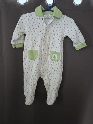 Carter s 3-6 Months 100% Cotton Frog Rain Floaty Pajamas