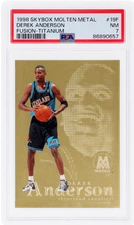 1998 Skybox Molten Metal Derek Anderson Fusion Titanium #19 PSA 7