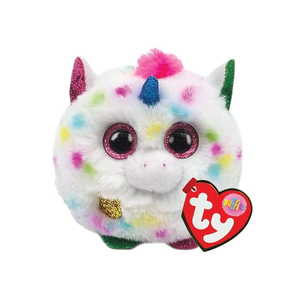 Ty UK Ltd 2005128 Harmonie Unicorn Puffies Plush Animal, Multicolor, 7cm Unicorn