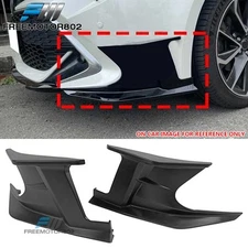 Fits 19-25 Toyota Corolla Auris 3rd E210 5-Door Matte Black Front Bumper Canards