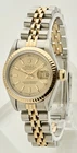 Rolex Oyster Perpetual Datejust 1989 Ref 69173 Ladies 2 Tone Vintage Watch, 26mm